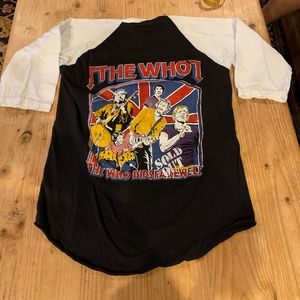 Vintage The Who ‘82 Tour 3/4 sleeve T-shirt